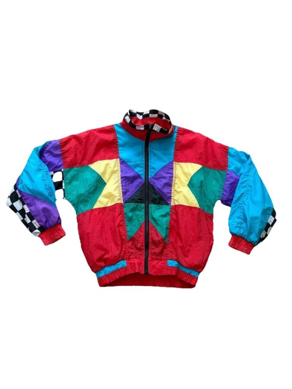 London Fog 80’s 90’s Boys Size Large 10/12 Windbreaker Jacket Retro Nylon Zip